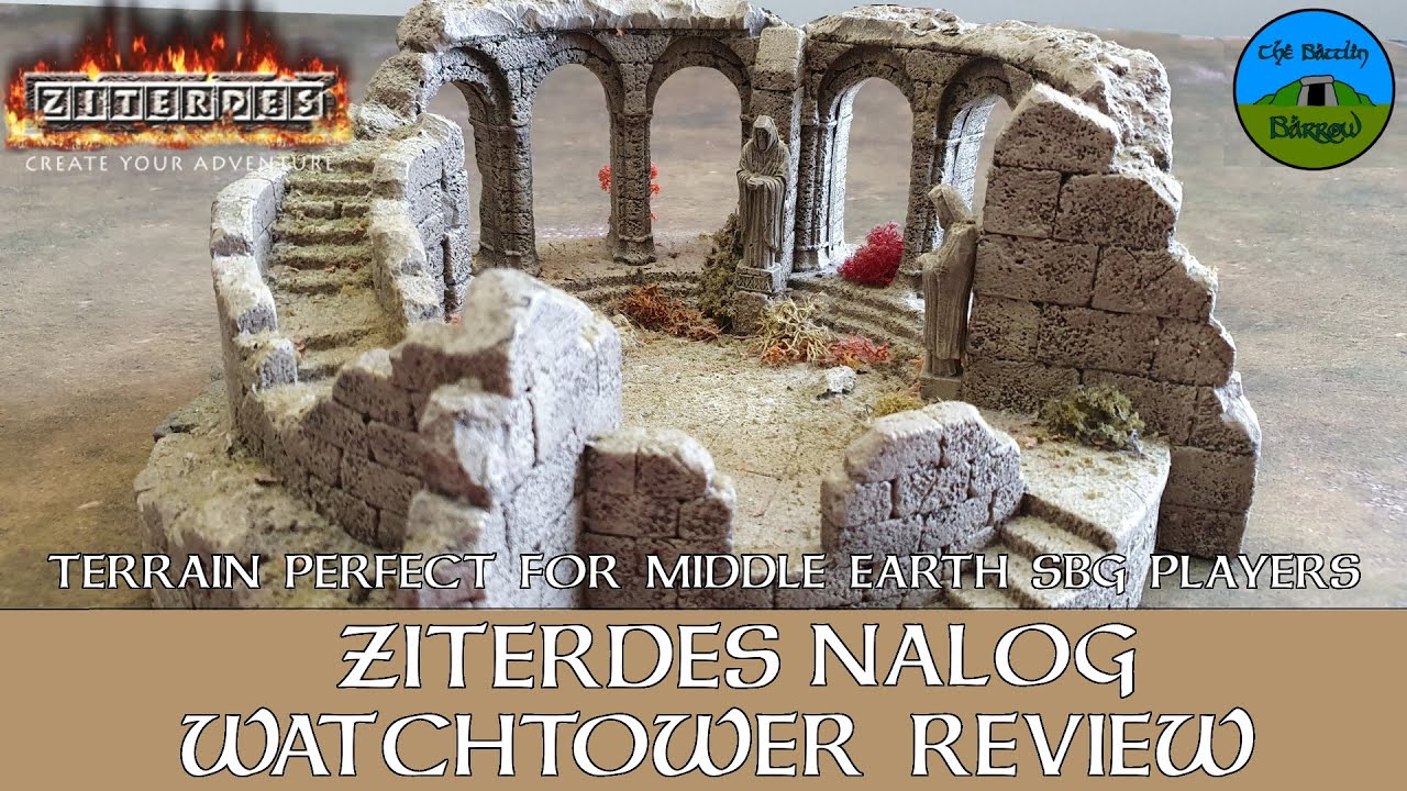 Ziterdes Watchtower Ruin Nalog - Terrain perfect for Middle Earth SBG Players