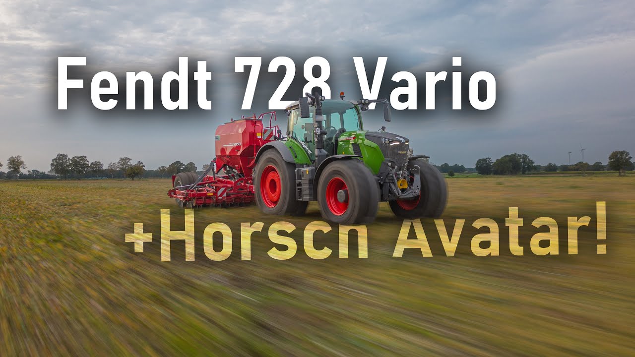 Fendt 728 Gen 7 Vario! Die neuste Generation Fendt beim Drillen mit Horsch Avatar! | Modern Farming