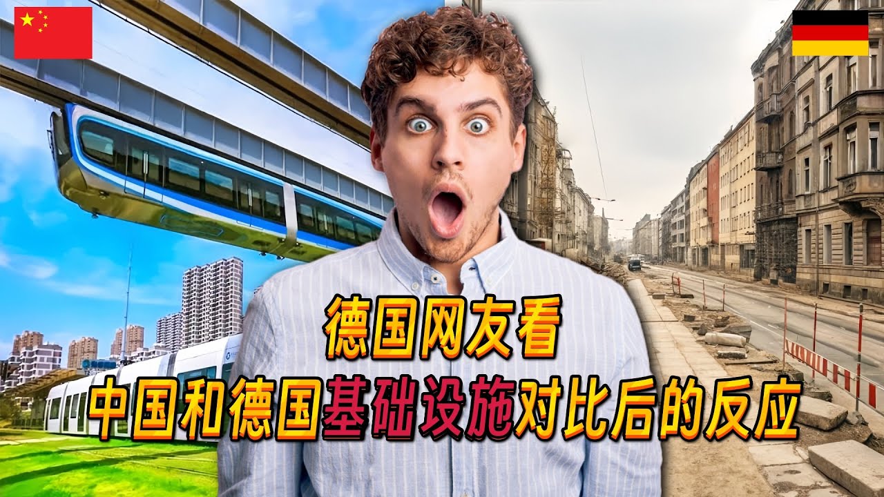 德国网友看德国和中国基础设施对比后，直呼：感觉自己像个原始人Germans' reactions after comparing infrastructure in Germany and China