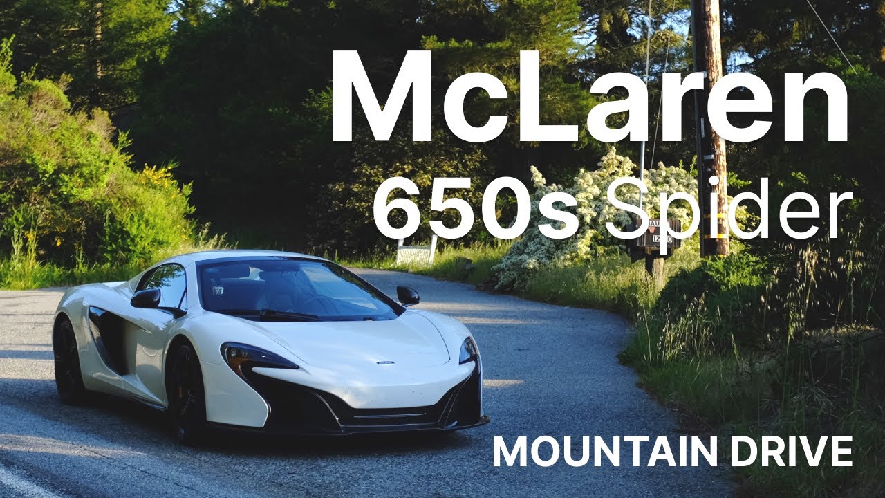 McLaren 650s spider - Mountain Drive