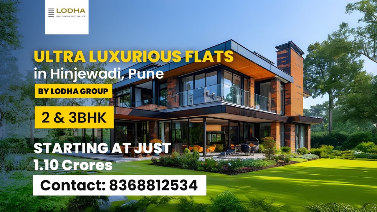 Lodha Hinjewadi Phase 3 Pune | Luxury 2, 2.5, 3 & 3.5 BHK Homes | Starting ₹1.10 Cr |