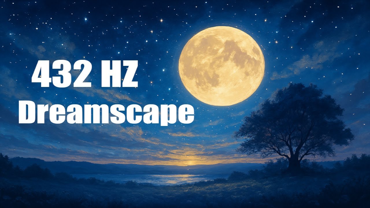 432 Hz Divine Sleep Dreamscape 🌿 Wind, Rain & Ethereal Harmony for Deep Sleep | 8 Hours Blackscreen