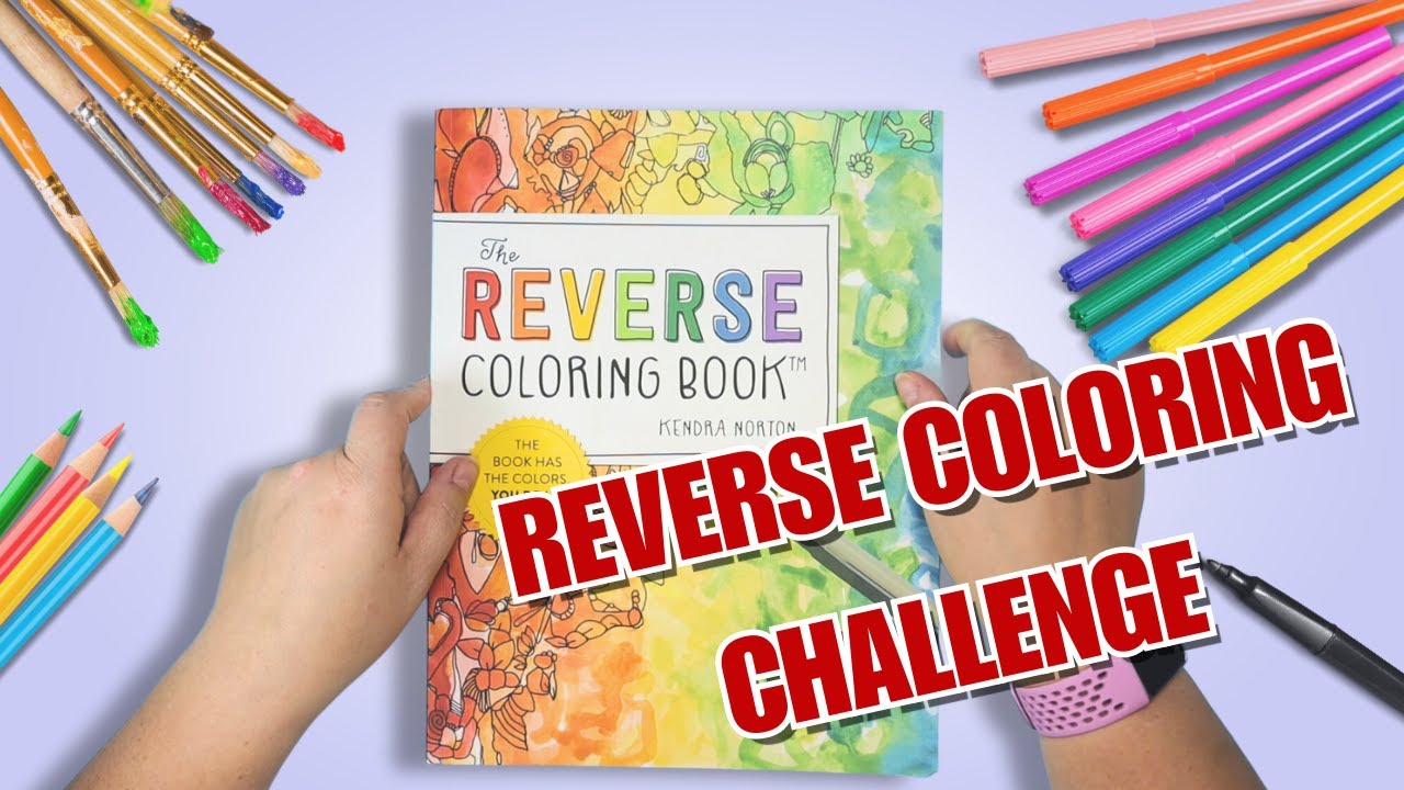Reverse Coloring Book Part 3 ||  Art ideas anyone can do