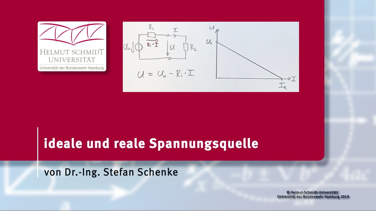 Ideale und reale Spannungsquelle