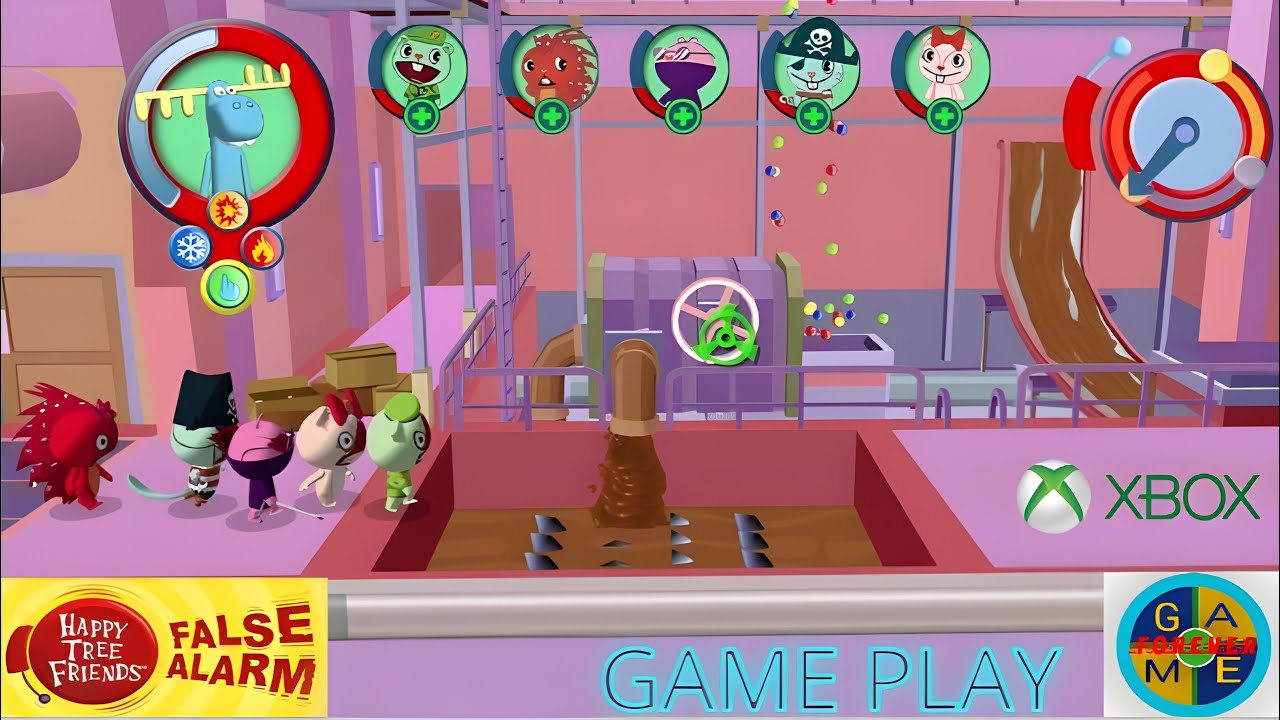 HAPPY TREE FRIENDS - FALSE ALARM - XBOX360