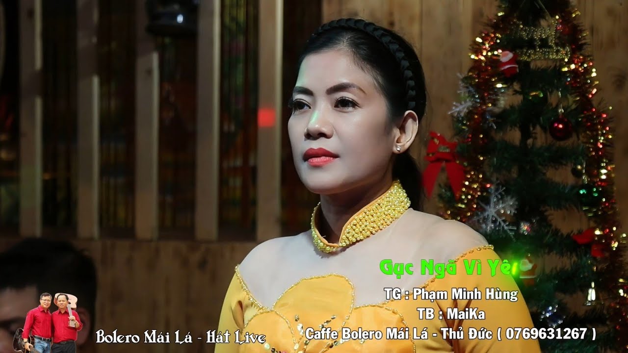 Gục Ngã Vì Yêu | MaiKa trở lại đêm nhạc giao lưu Bolero Mái Lá - Hát Live