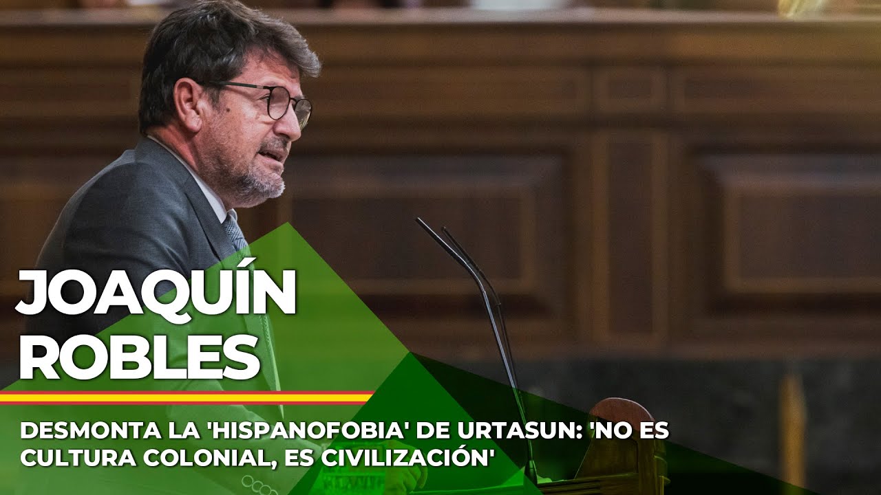 Robles desmonta la 'hispanofobia' de Urtasun: 'No es cultura colonial, es civilizaci&oacute;n'
