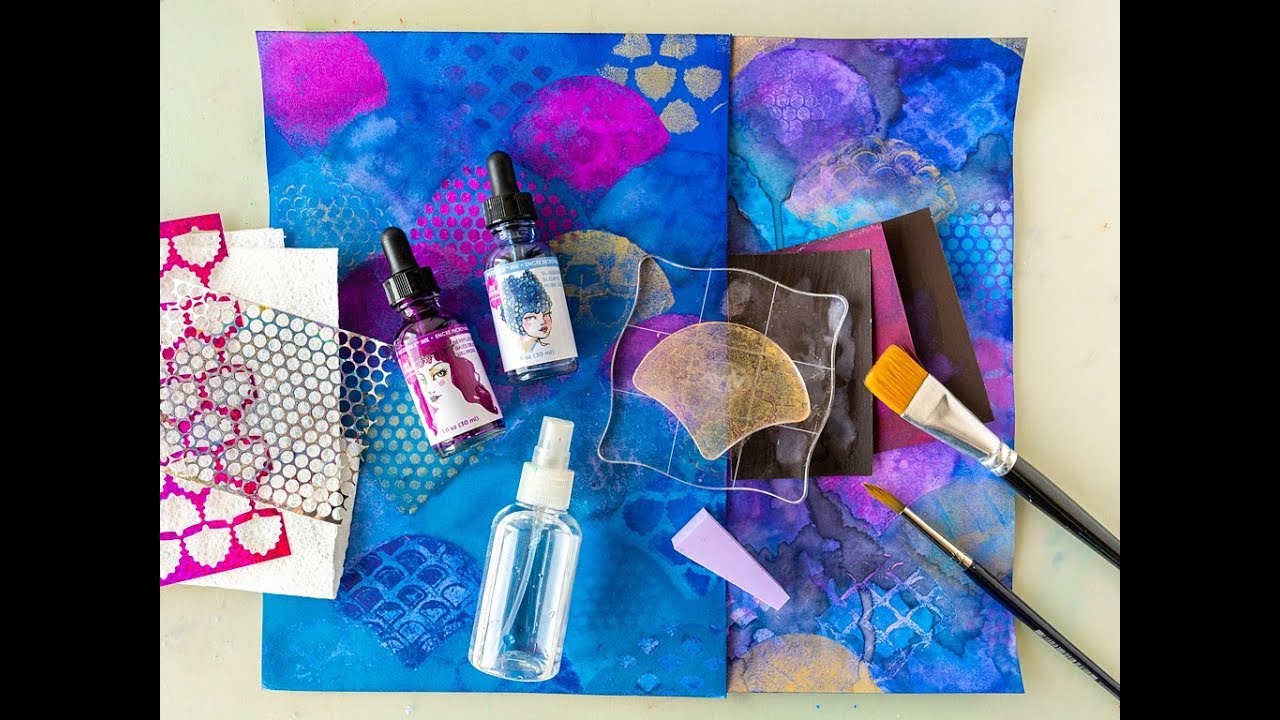 Gelli Arts® +  Jane Davenport | Gel Printing with Liquid Inks