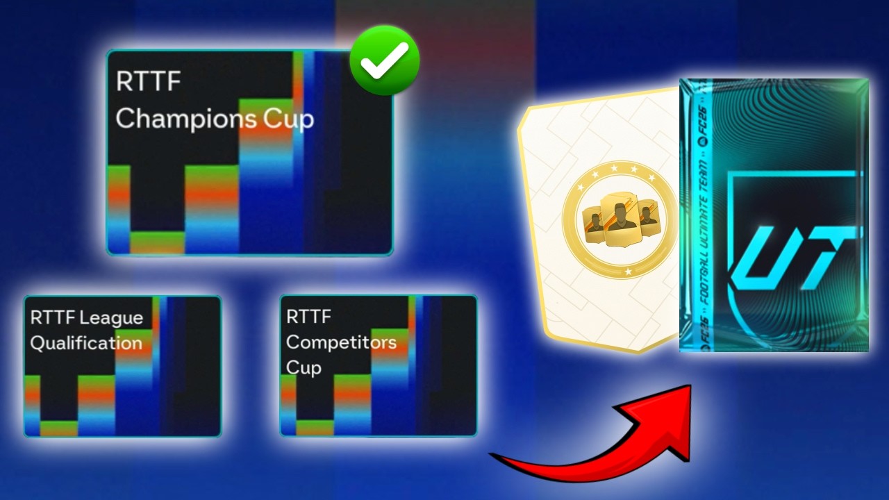 Как выполнить задания квалификации RTTF League, Кубка чемпионов и Кубка соперников в FC 26! 🔥