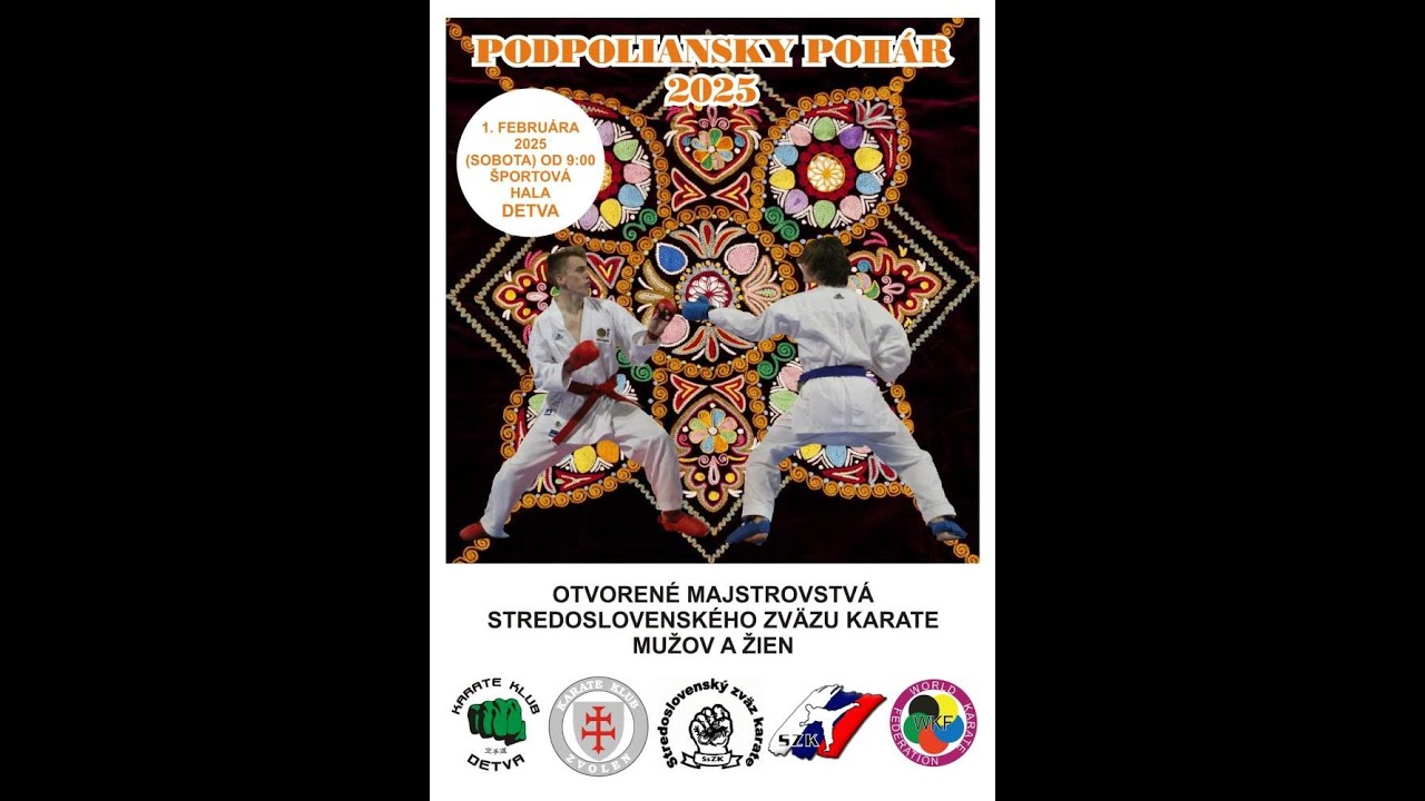 Podpoliansky pohár 2025 Kata 55+Csiba vs Kubala