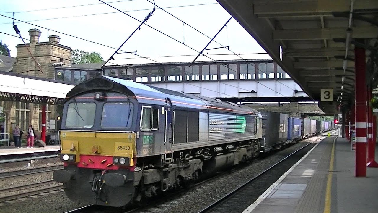 DRS 66430. 4S44 Modal. Lancaster Station. 03/06/13