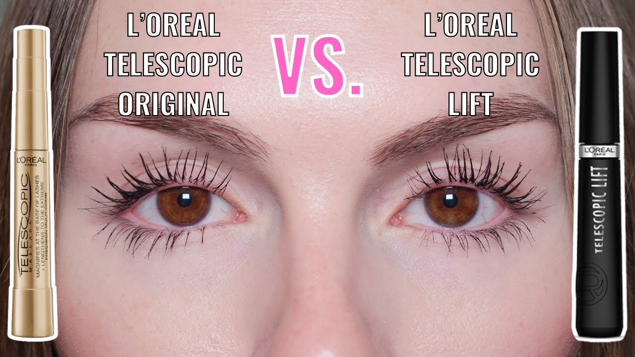 L'OREAL TELESCOPIC LIFT MASCARA VS. ORIGINAL | 8-HOUR WEAR TEST & REVIEW | MASCARA COMPARISON 2024