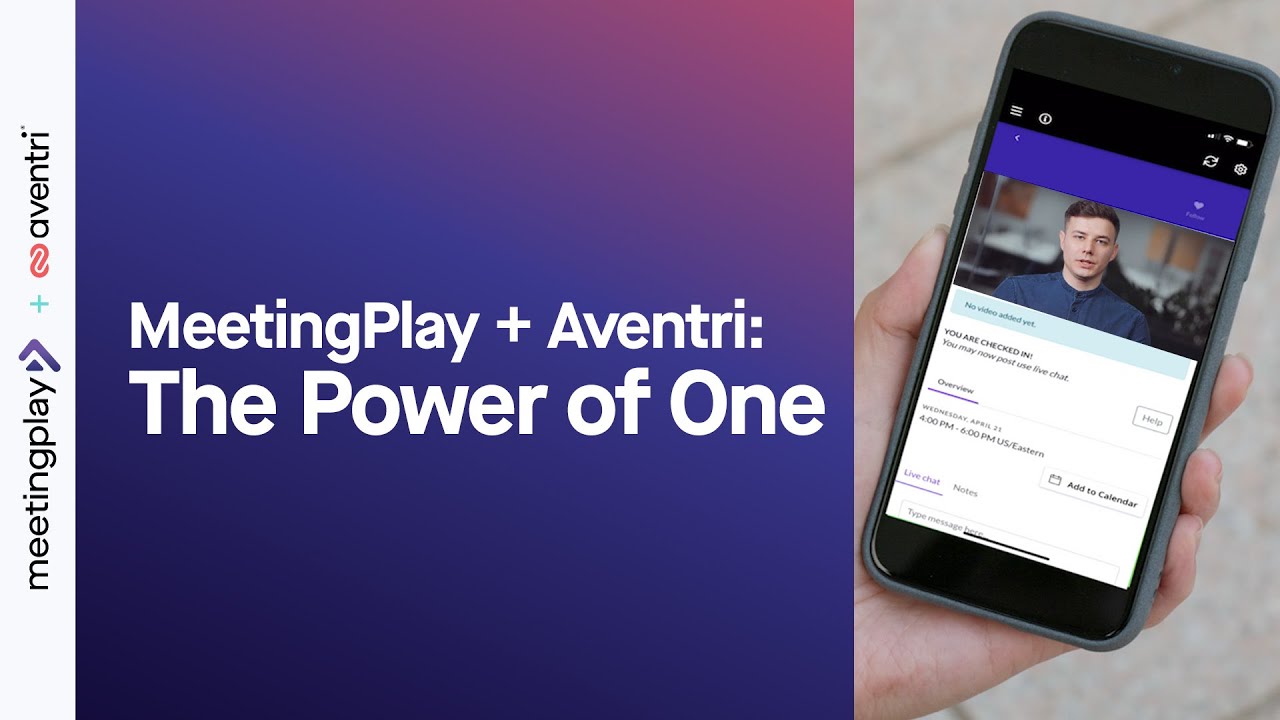 MeetingPlay + Aventri: The Power of One