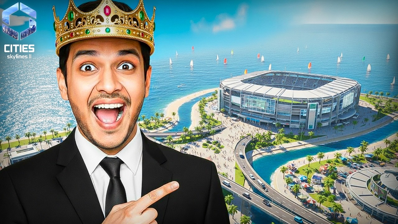 I Built the EPIC MILLION-DOLLAR Stadium in Cities: Skylines 2