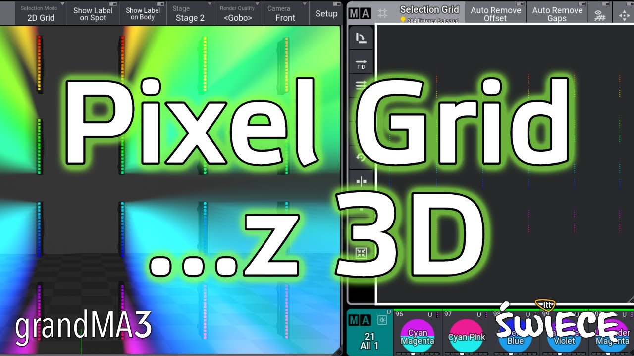 grandMA3 v1.9 Special | Selection Grid Tool w 3D