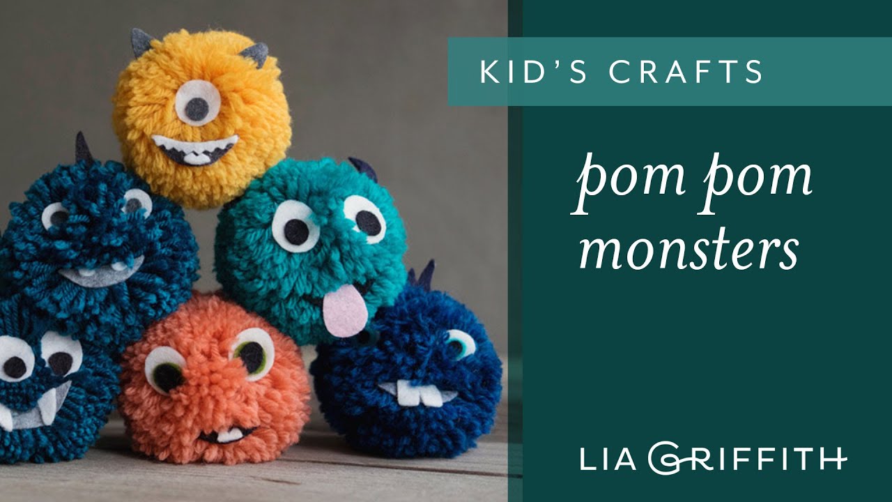 How to Make a Pom Pom Monster