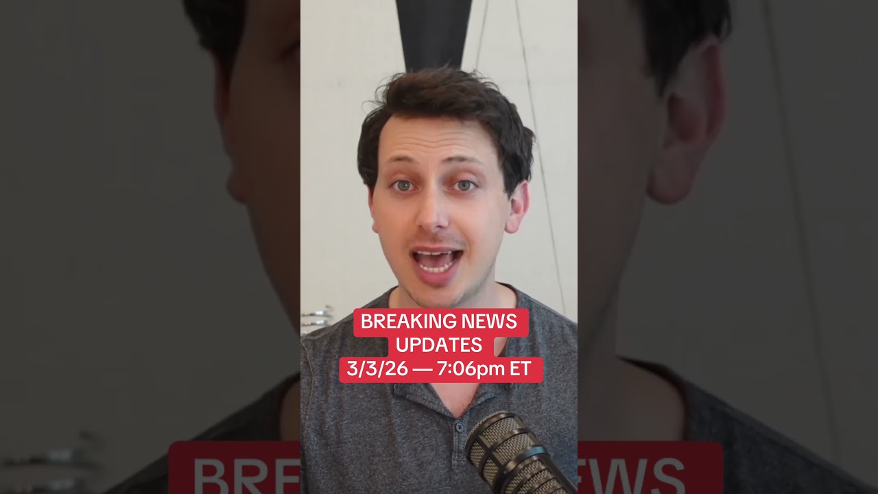 BREAKING NEWS UPDATES &mdash; 3/3/26 &mdash; 7:06pm ET