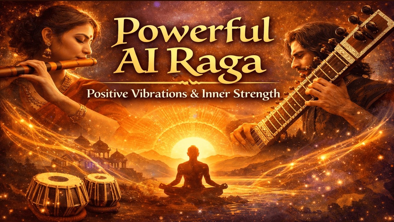 Powerful AI Raga for Positive Vibrations & Inner Strength @RagaVerseAI