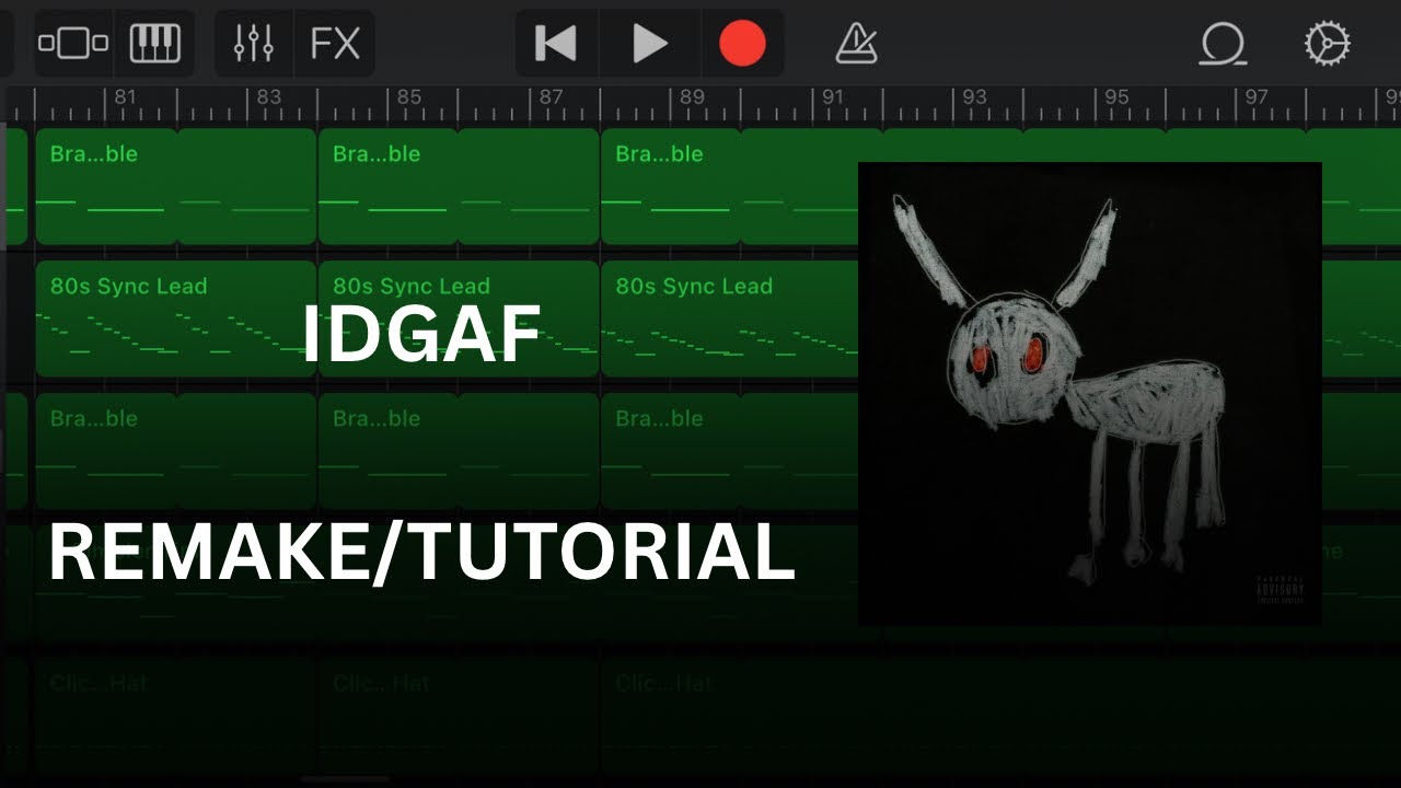 IDGAF - Drake | Garageband Remake/Tutorial