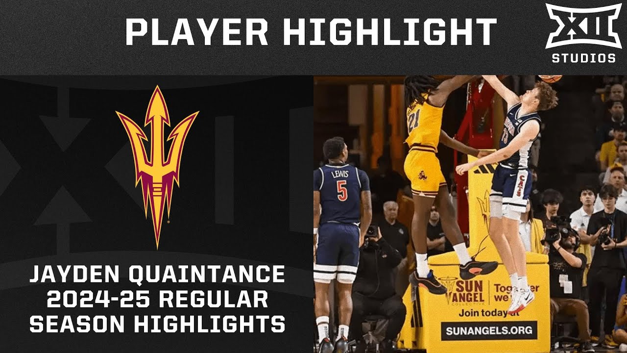 Jayden Quaintance 2024-25 Regular Season Highlights | Big 12 Basketball
