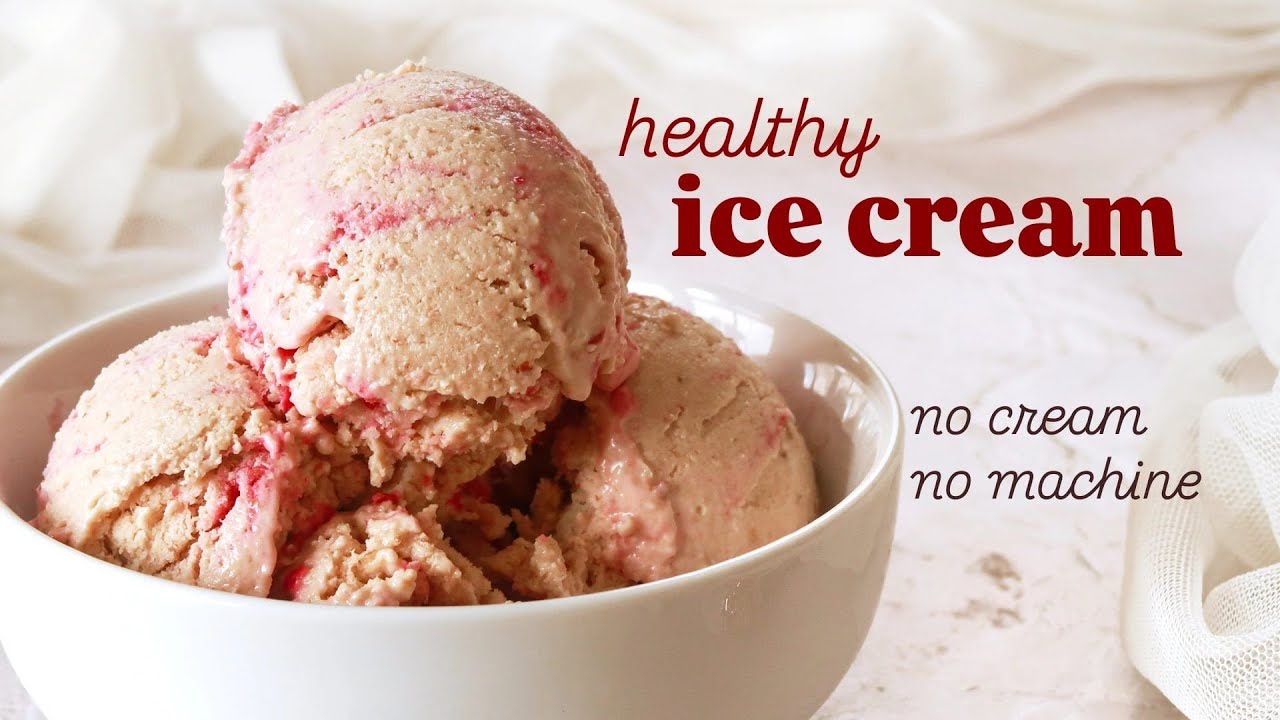 Healthy Breakfast Ice Cream | No Cream, No Refined Sugar, No Machine
