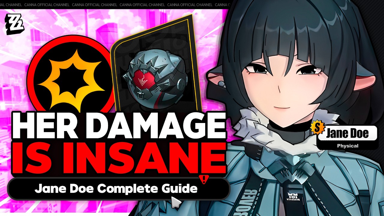 THE NEW BEST DPS? THE ULTIMATE Jane Doe Guide (Teams/Combo/Disk/W-Engine) - Zenless Zone Zero