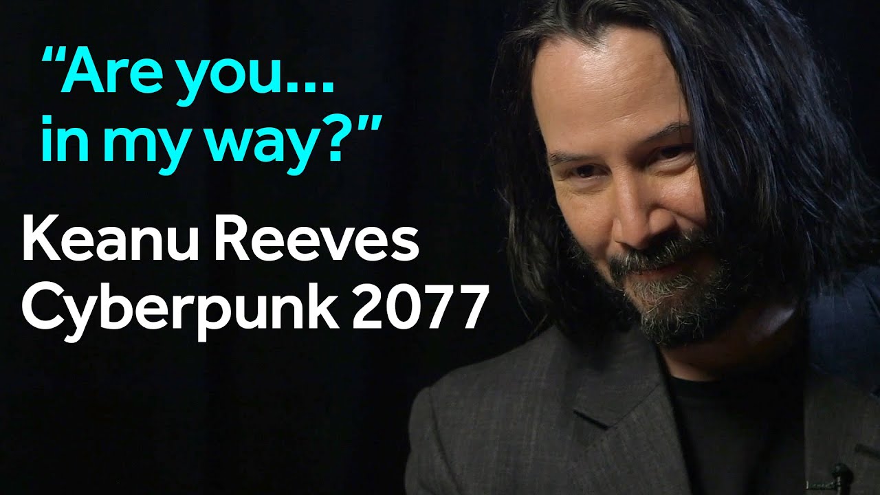 Keanu Reeves: Cyberpunk 2077 interview at E3 | BBC Newsbeat