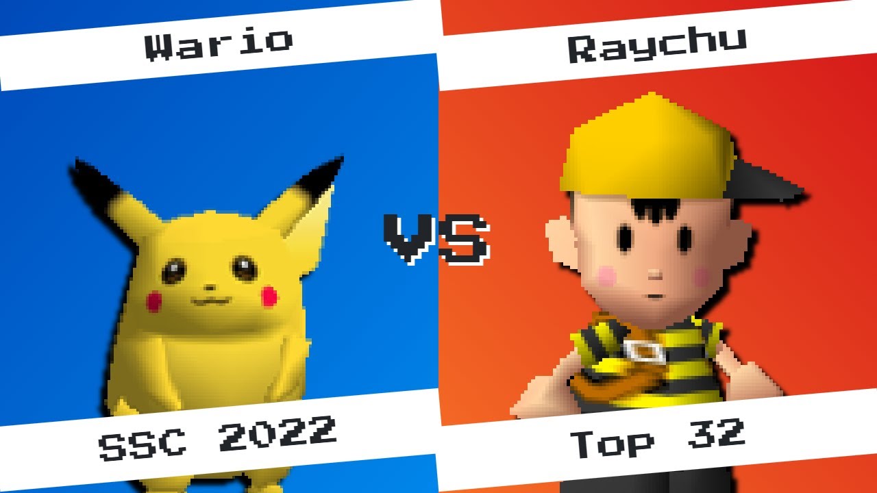 Wario (Pikachu) vs Raychu (Ness) - SSC22 Top 32 - SSB64 - SSC22 Top 32 - SSB64
