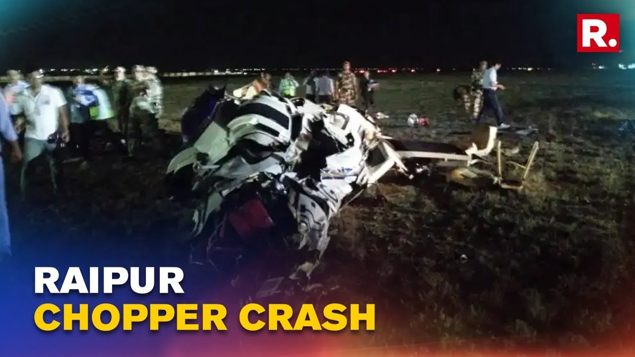 Chhattisgarh News: Chopper Crash Kills Two Pilots In Raipur; Probe Underway