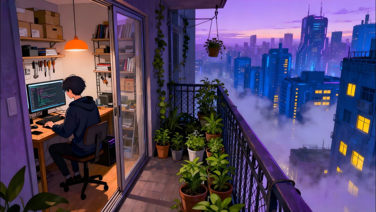 autumn rain lofi 🍂 lofi for deep focus 🌧️ lofi beats - japanese lofi to study/chill/escape reality