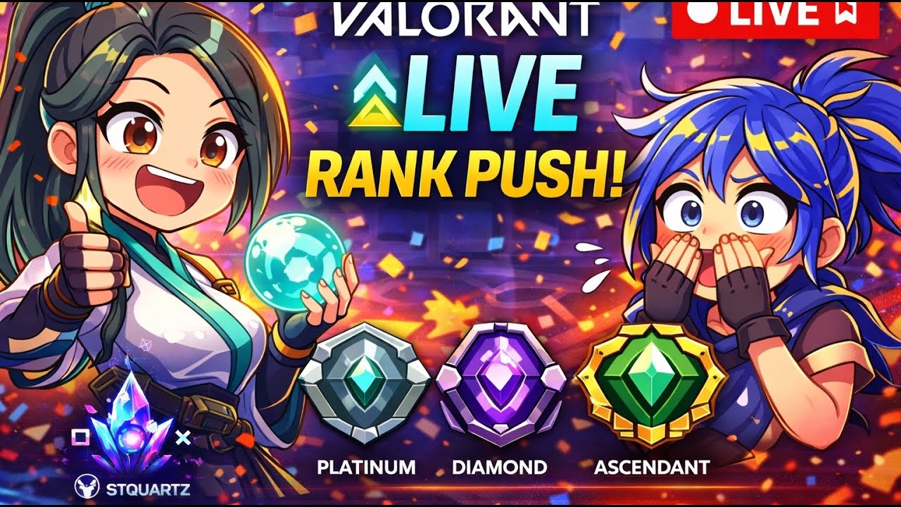 🔴 VALORANT LIVE | Rank Push 🚀 + Playing With Viewers