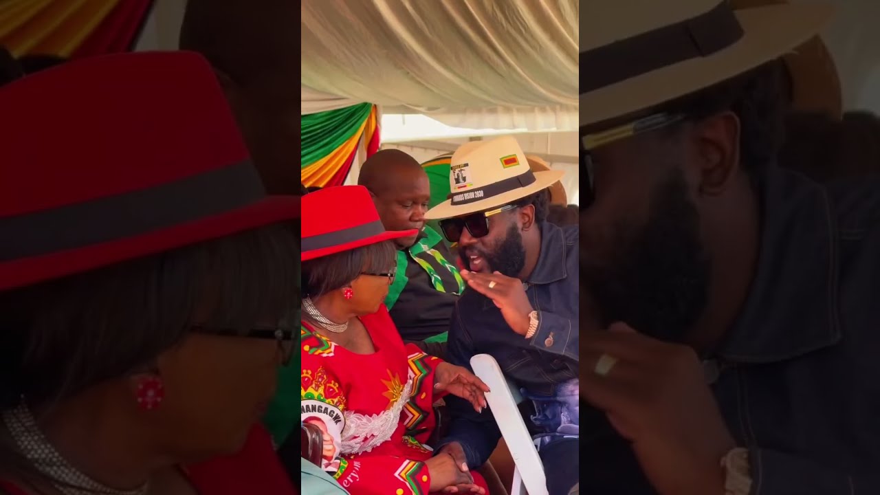 Yesterday at the CAB3 celebrations rally, Cde G6 Chivayo arrival  #zw #luxurycar