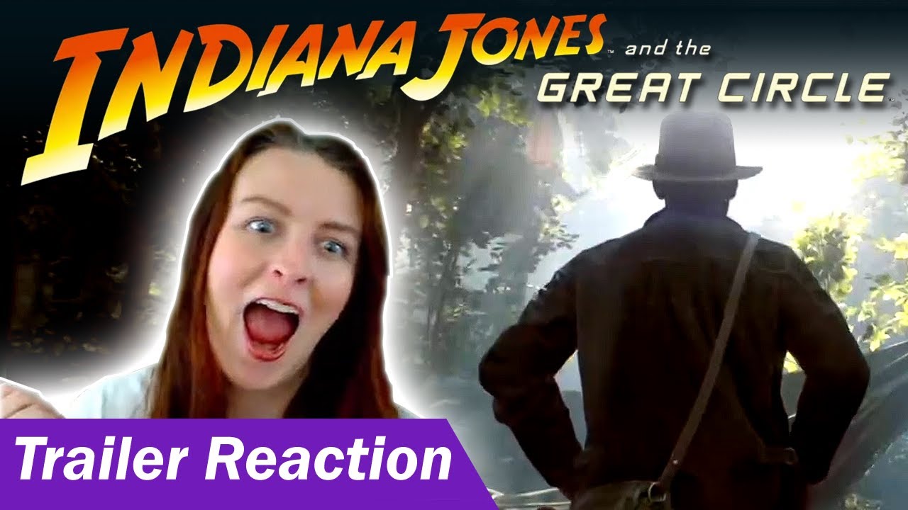 Trailer Reaction Indiana Jones and the Great Circle - Kiera Jacob #indianajones #trailerreaction
