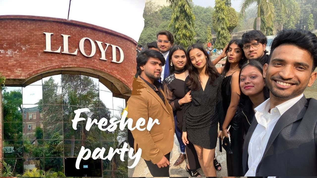 Fresher’s Party in college | Beginning of college life | Lloyd Business school 🏫❤️