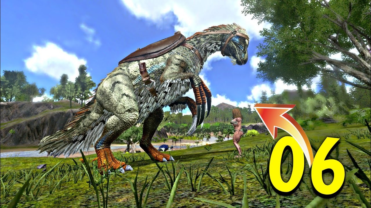 Ark Survival Evolved Mobile Hindi High Level Therizinosaur Tame