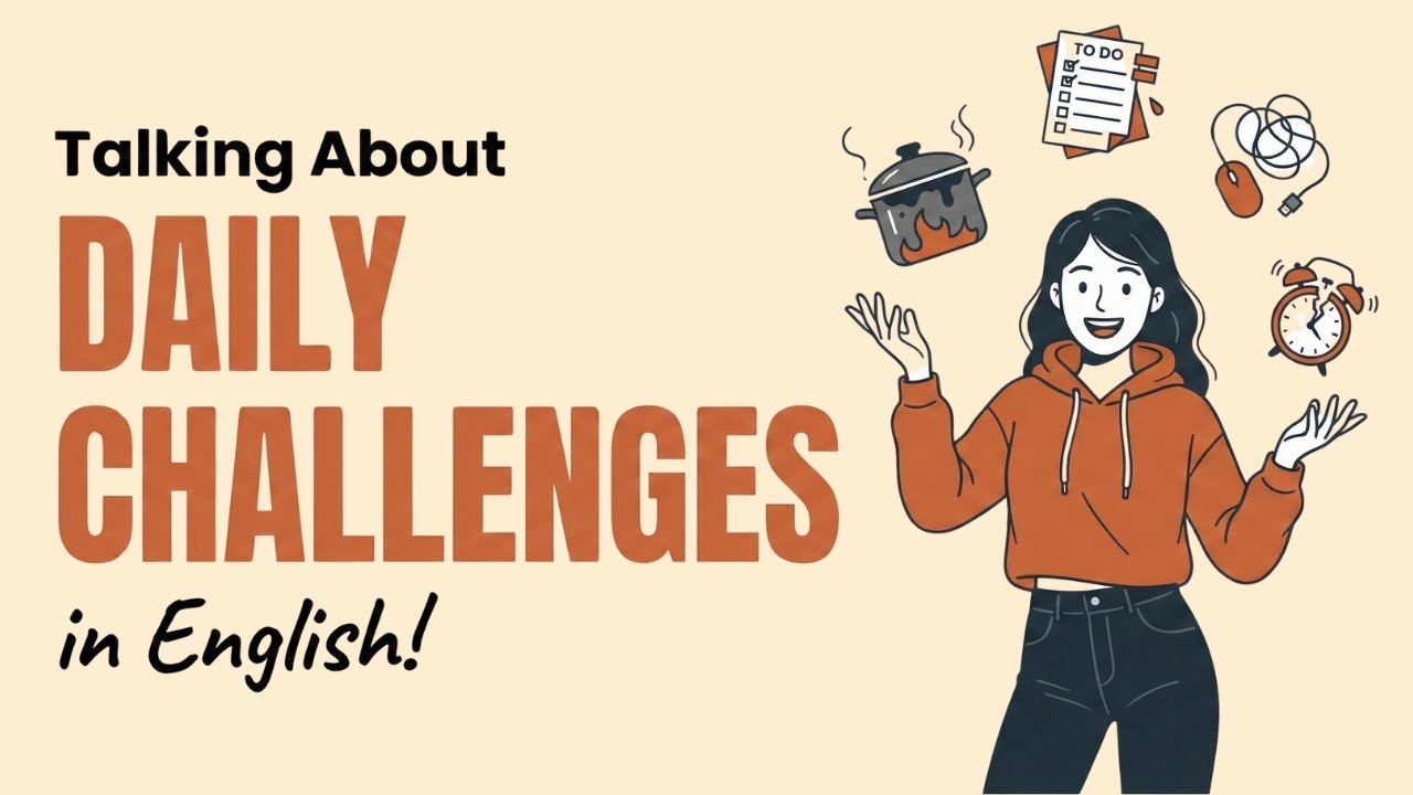 How to Handle Daily Problems | Real English Conversation & Vocabulary