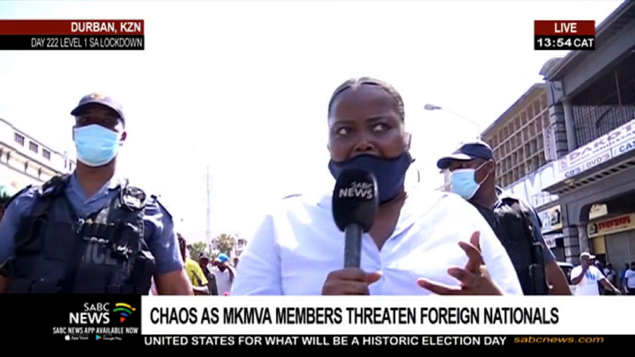Scenes of chaos in Durban as MKMVA takes to the streets