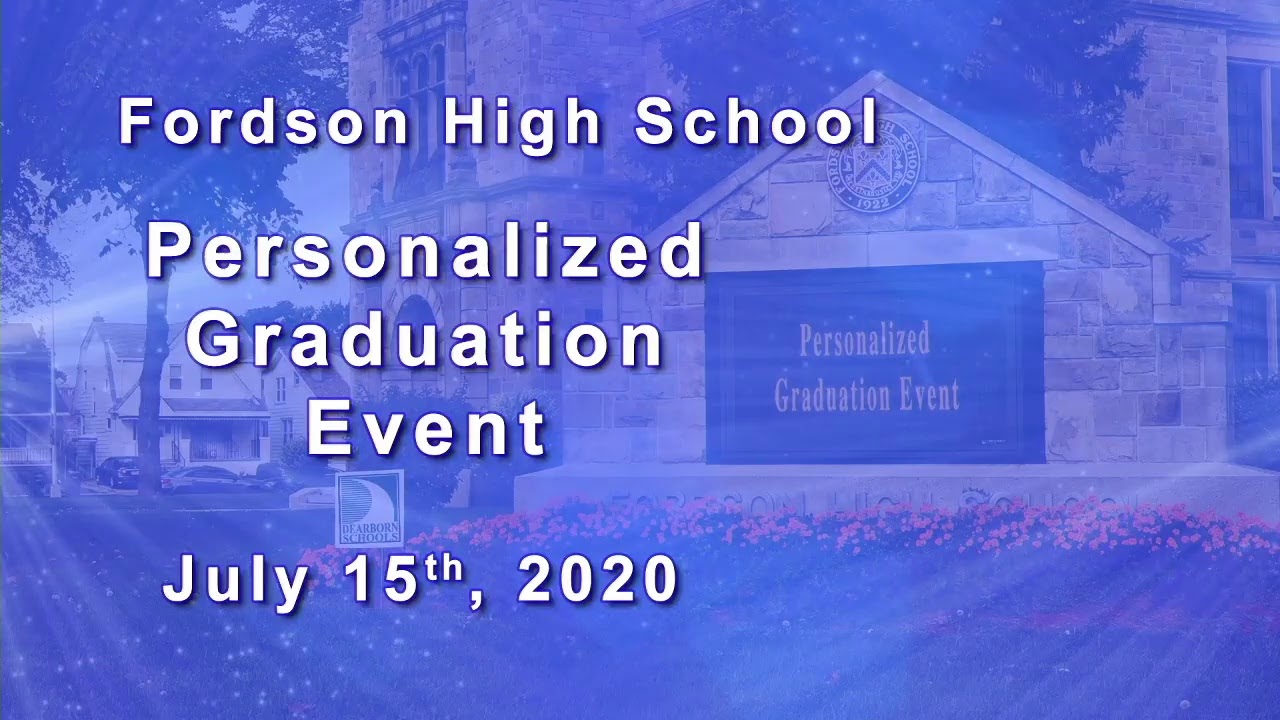 Fordson Graduation 2020