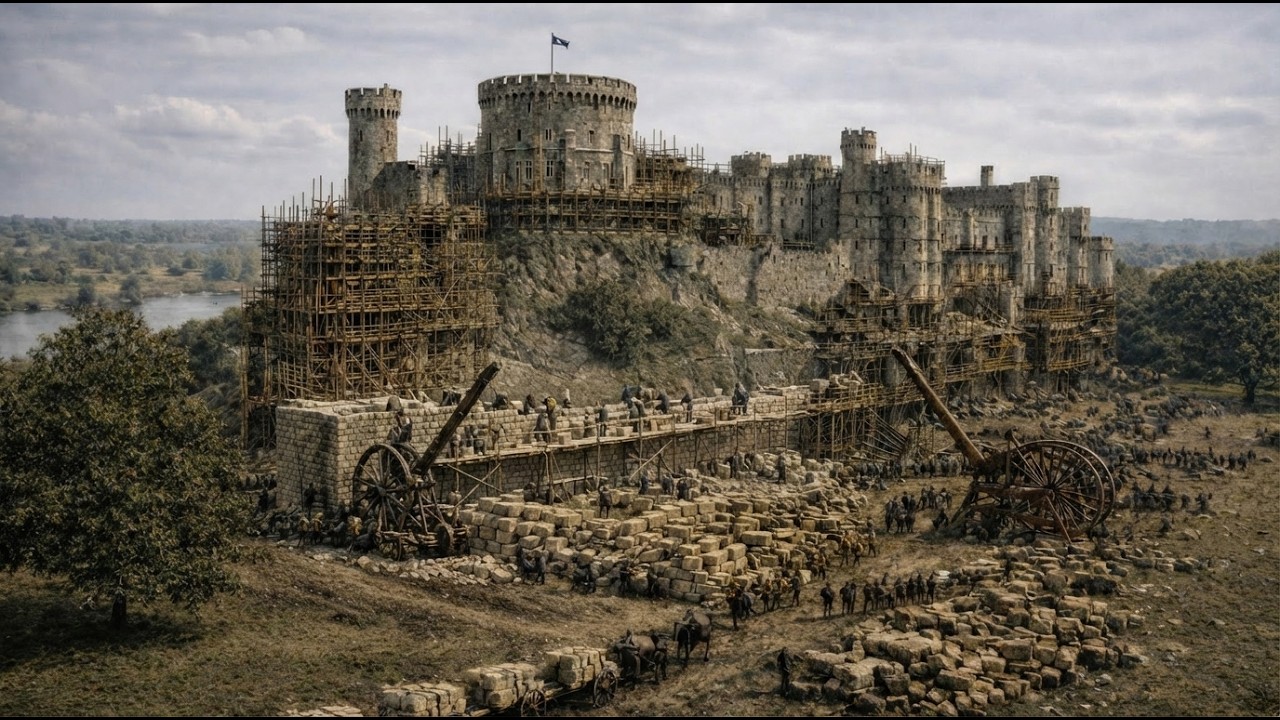 Inside Windsor Castle – How Medieval Engineers Built England’s 900 Year Royal Fortress