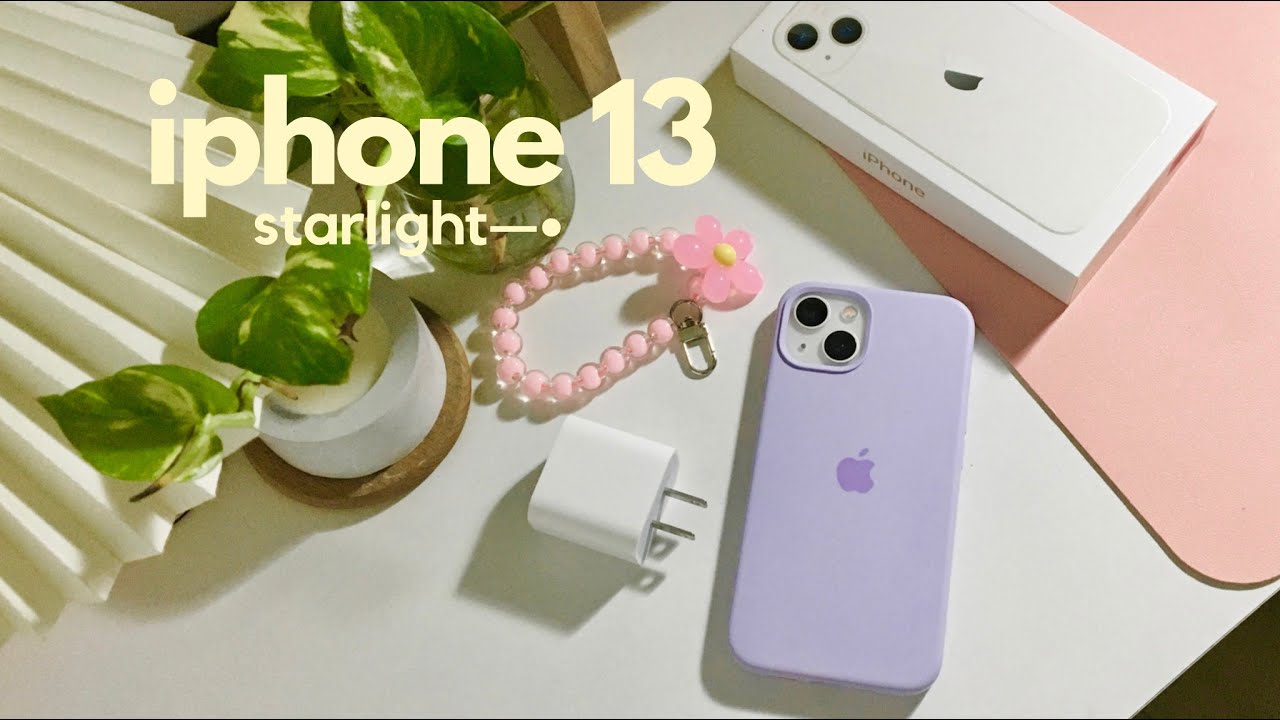 Iphone 13 in 2024 ♡ aesthetic unboxing + accessories, camera test, cute cases 🩰 ˚ ₊ ♡ ₊ ˚