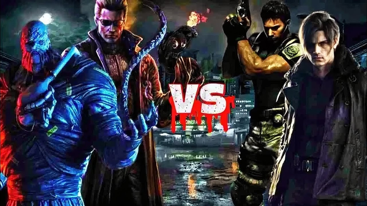 NEMESIS & WESKER VS LEON KENNEDY & CHRIS [SUPER SMASH BROS CMC V8.1]