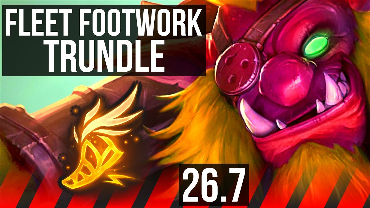 TRUNDLE vs GNAR (TOP) | Fleet Footwork | EUW Challenger | 26.7