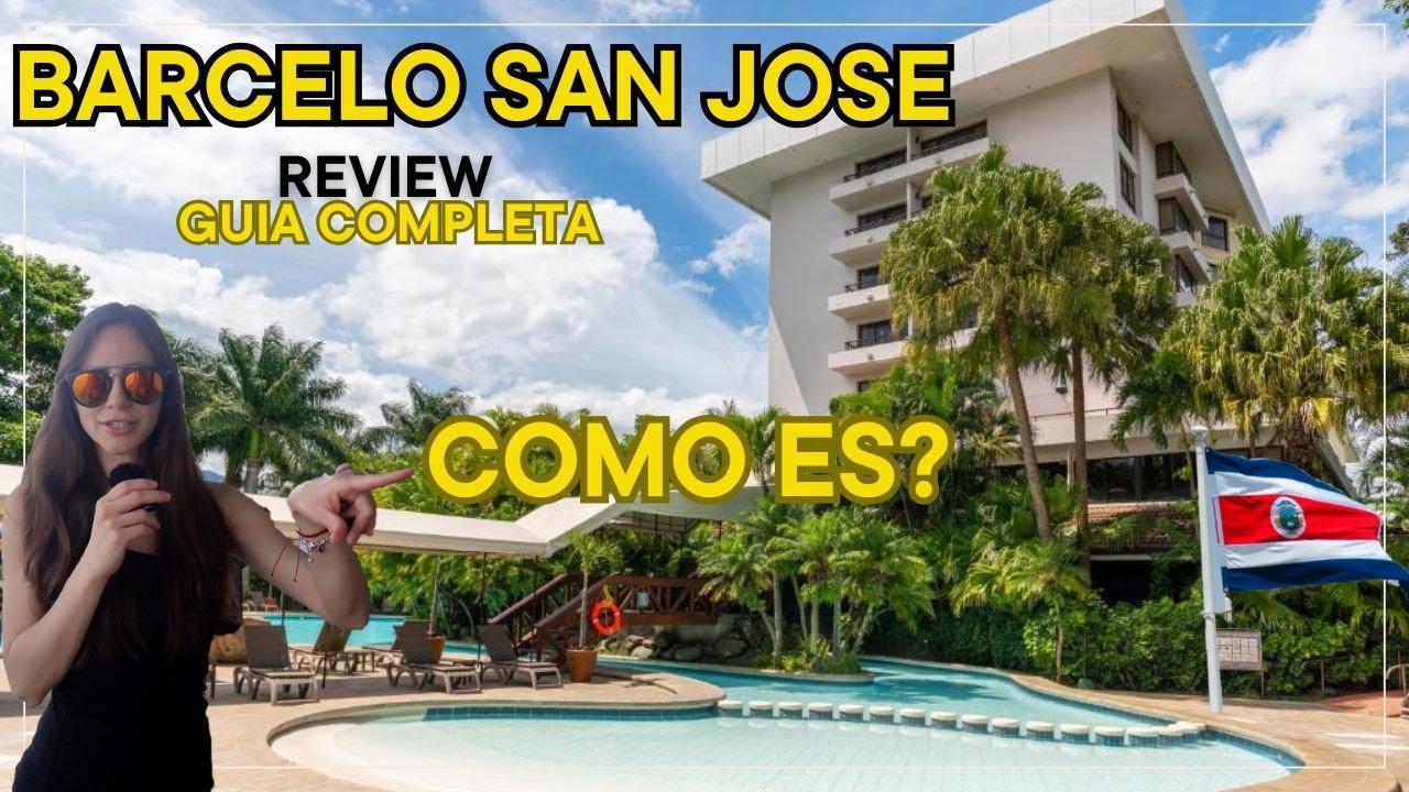 Asi es el HOTEL donde nos hospedamos en SAN JOSE COSTA RICA - COMO ES? Review de BARCELO SAN JOSE