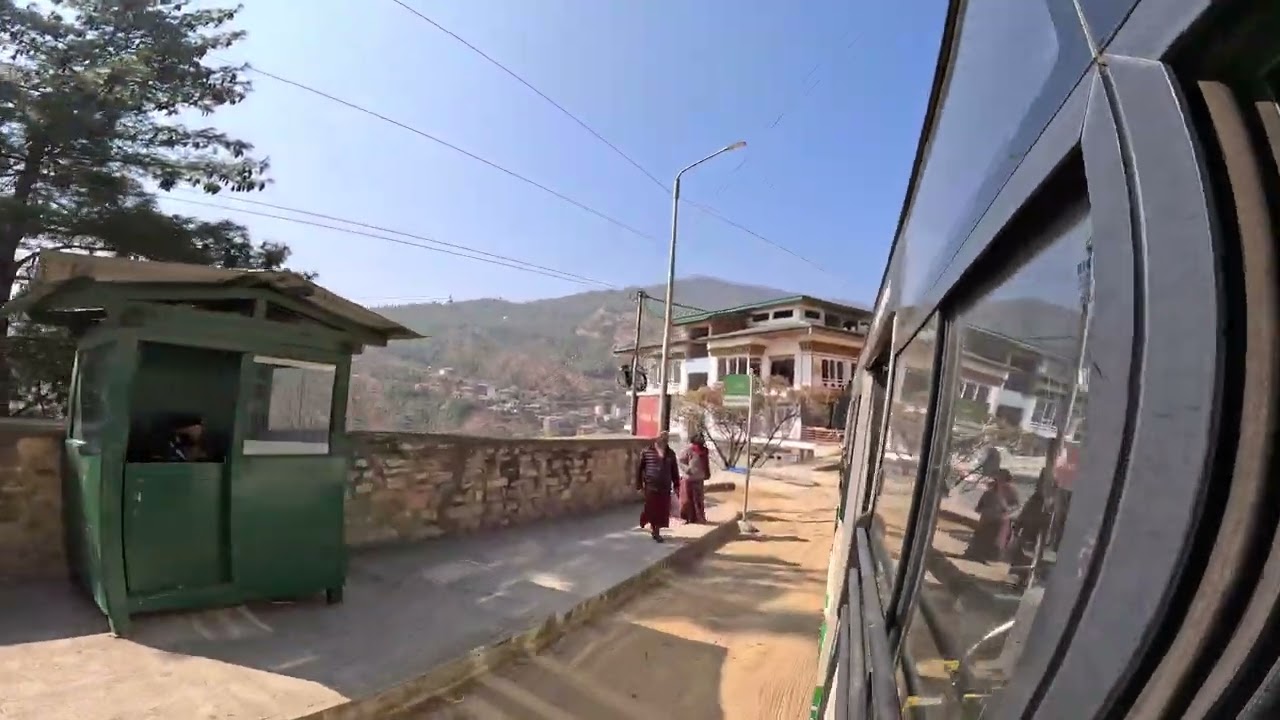 Lungtenphu towards Thimphu town