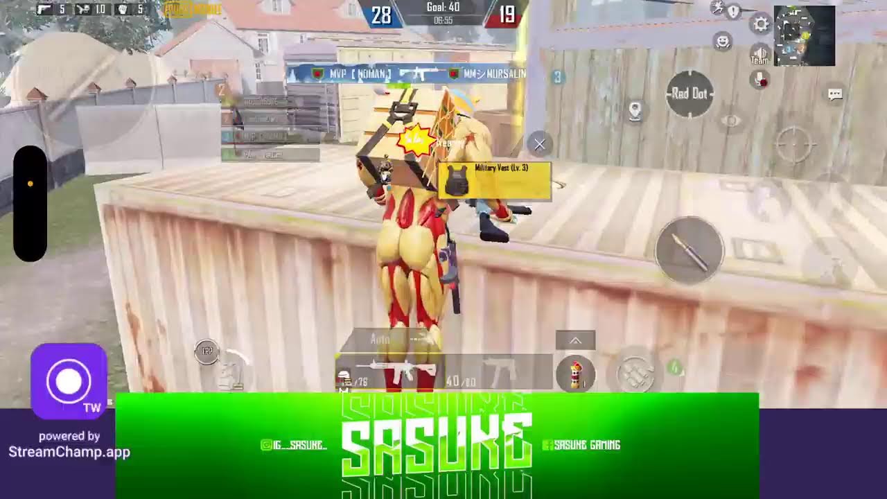 SASUKÉ GAMING is Live! PUBGM