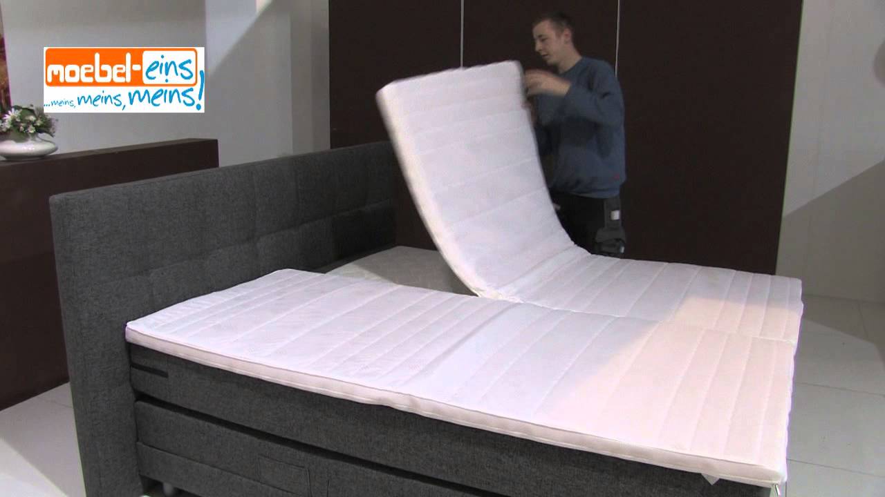 Montage / Aufbau eines Boxspringbettes von MÖBEL EINS