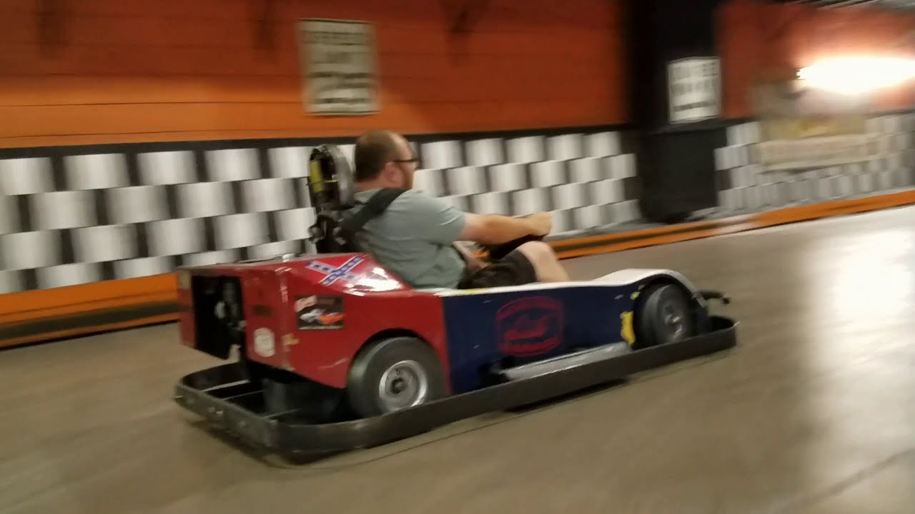 Go Kart Racing w/ Jacob the Carpetbagger at Cooter's Place Gatlinburg Tennessee