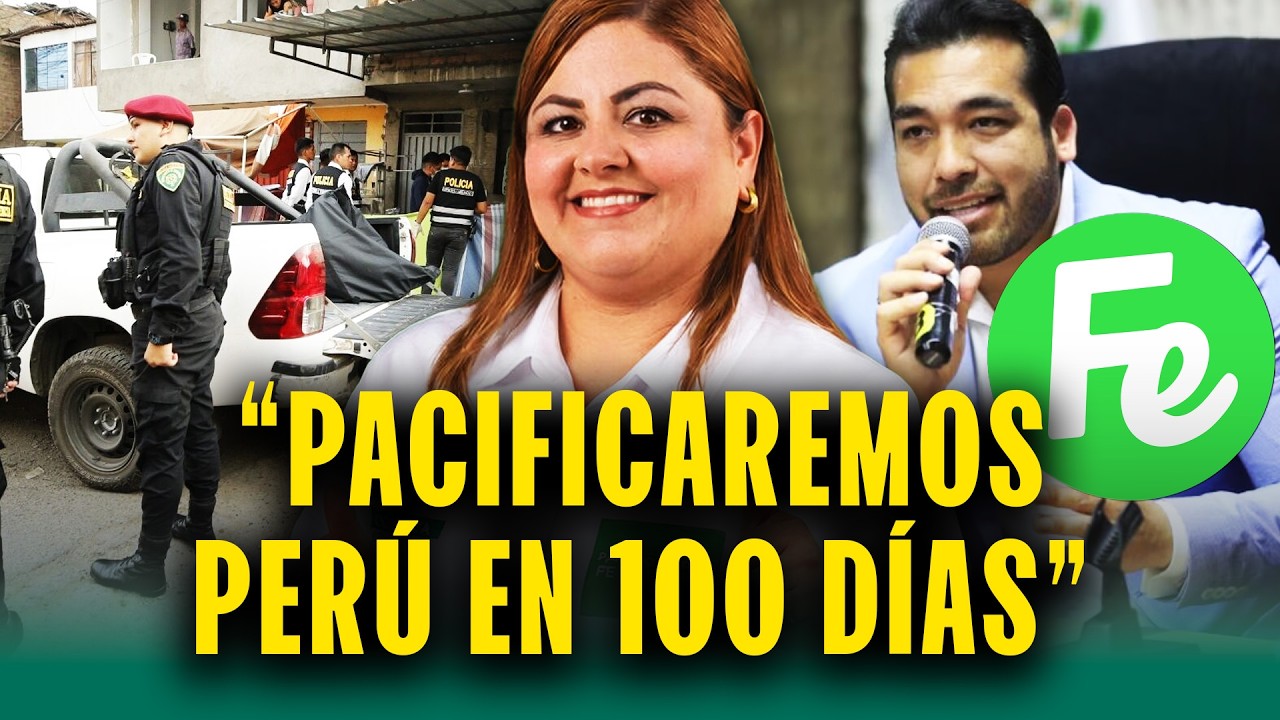 Yessika Arteaga de Fe en el Perú: 'Con un estado de excepción pacificamos el Perú en 100 días'