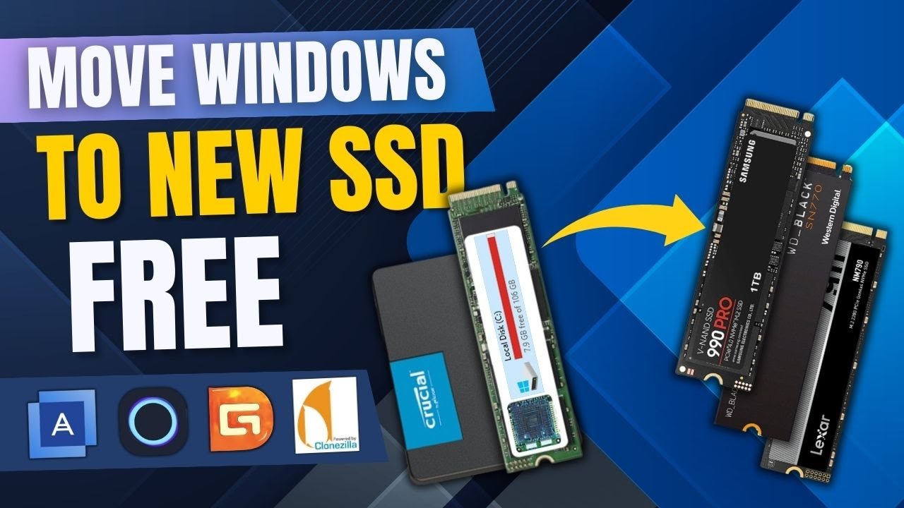 Как клонировать Windows на новый SSD с помощью БЕСПЛАТНОГО и простого программного обеспечения (п...