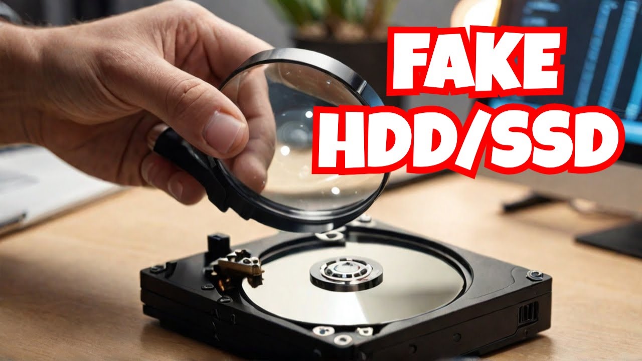 How to detect FAKE SIZE HDD/SSD drives! (2025)